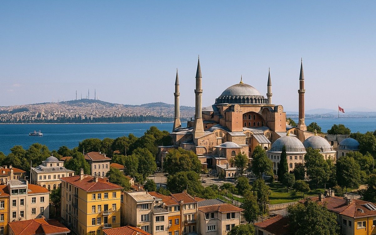 Panorama d'Istanbul, destination phare pour la greffe capillaire