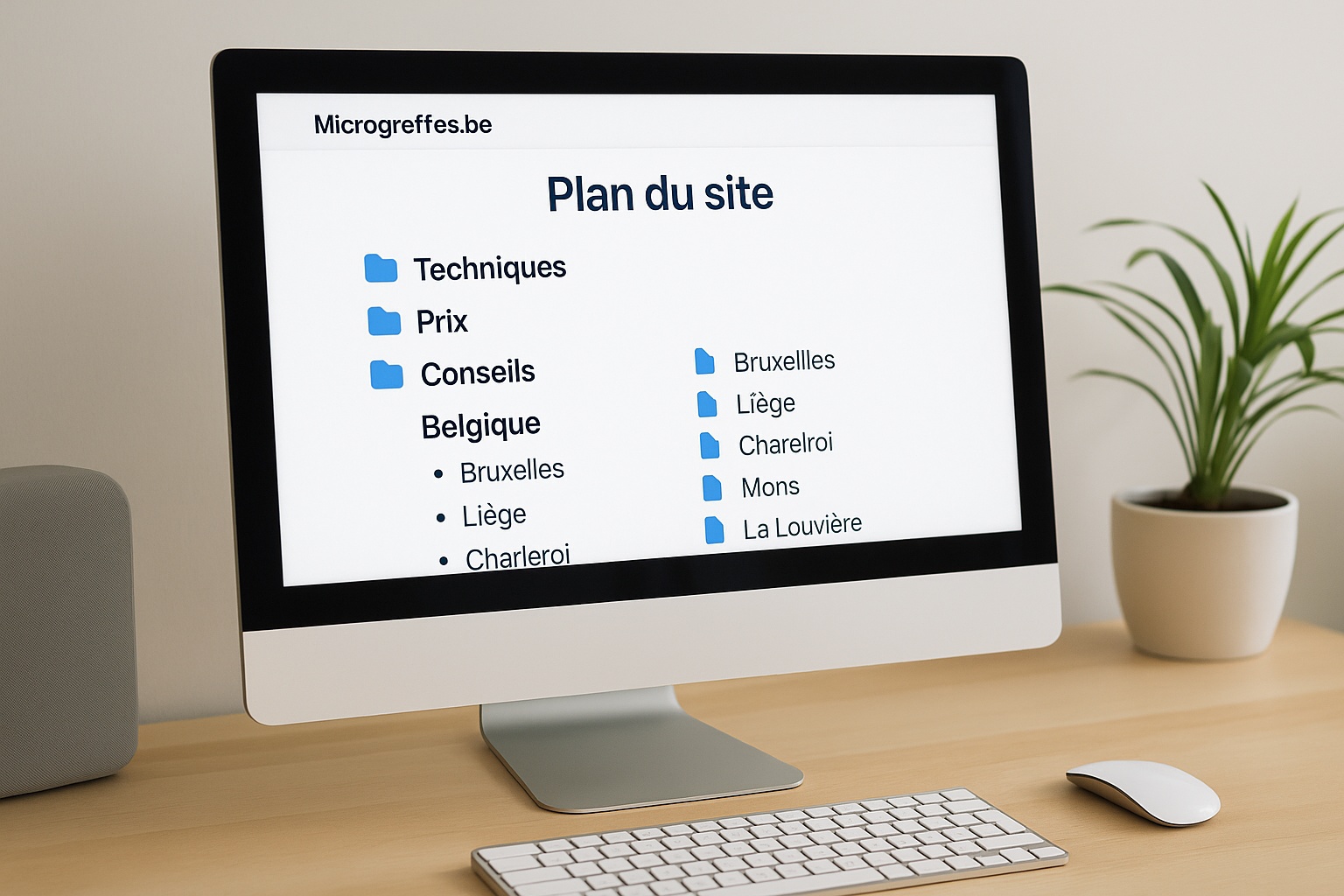 Raccourcis du plan du site